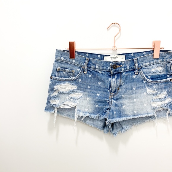 Abercrombie & Fitch Blue Jean Shorts - Picture 2 of 8